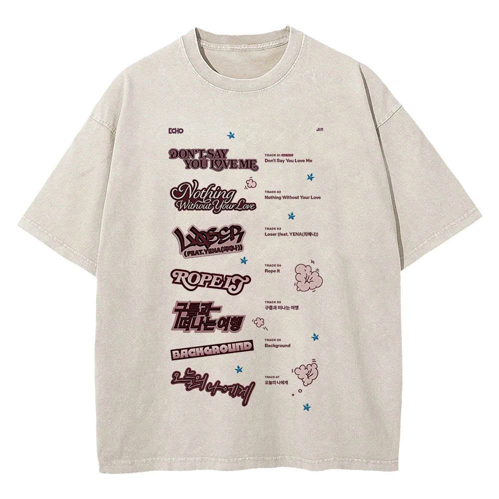 T Shirt - Jin Runseokjin EP Tour 2025