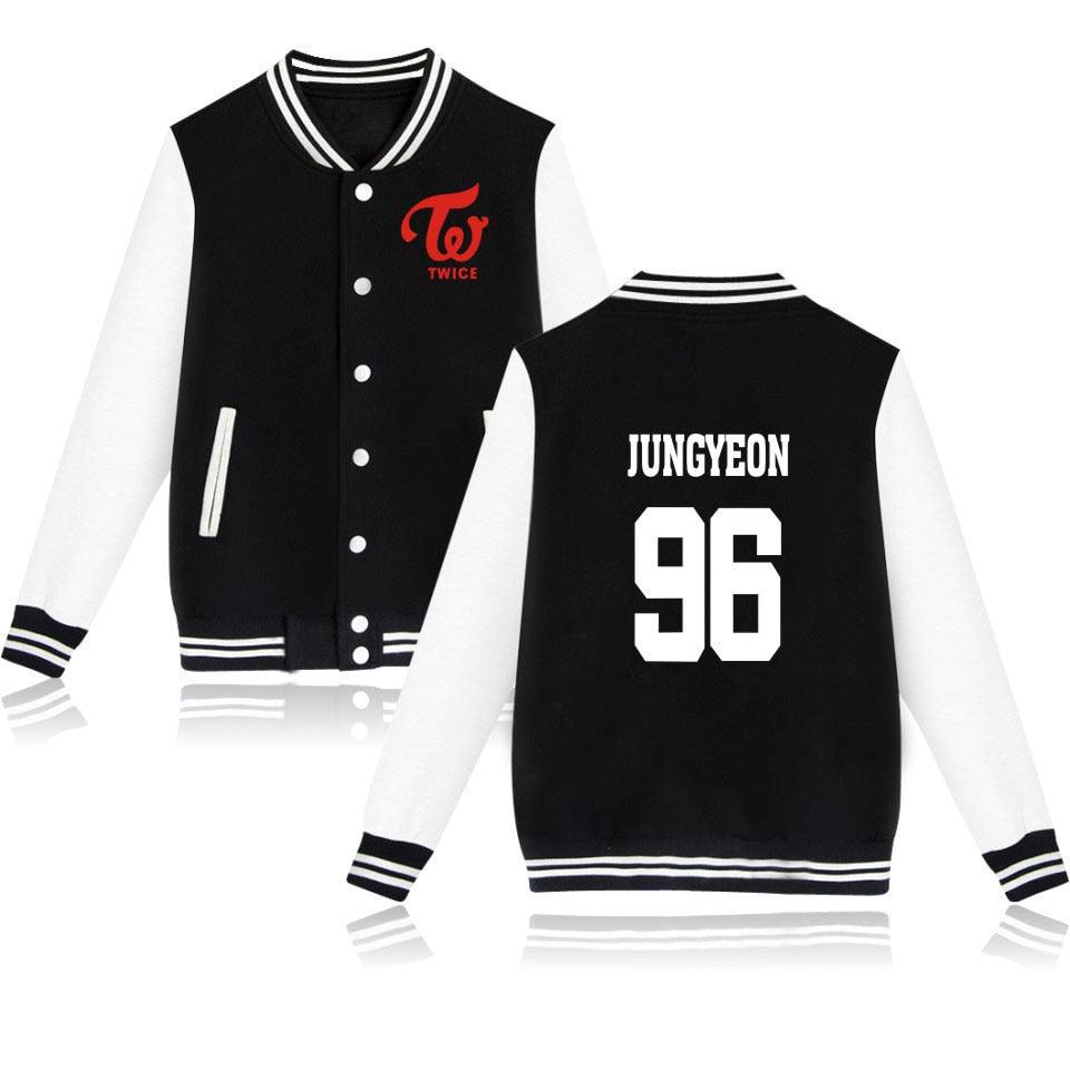 Baseball black Jacket |Twice - K-pop - Kpop store ByHallyuu