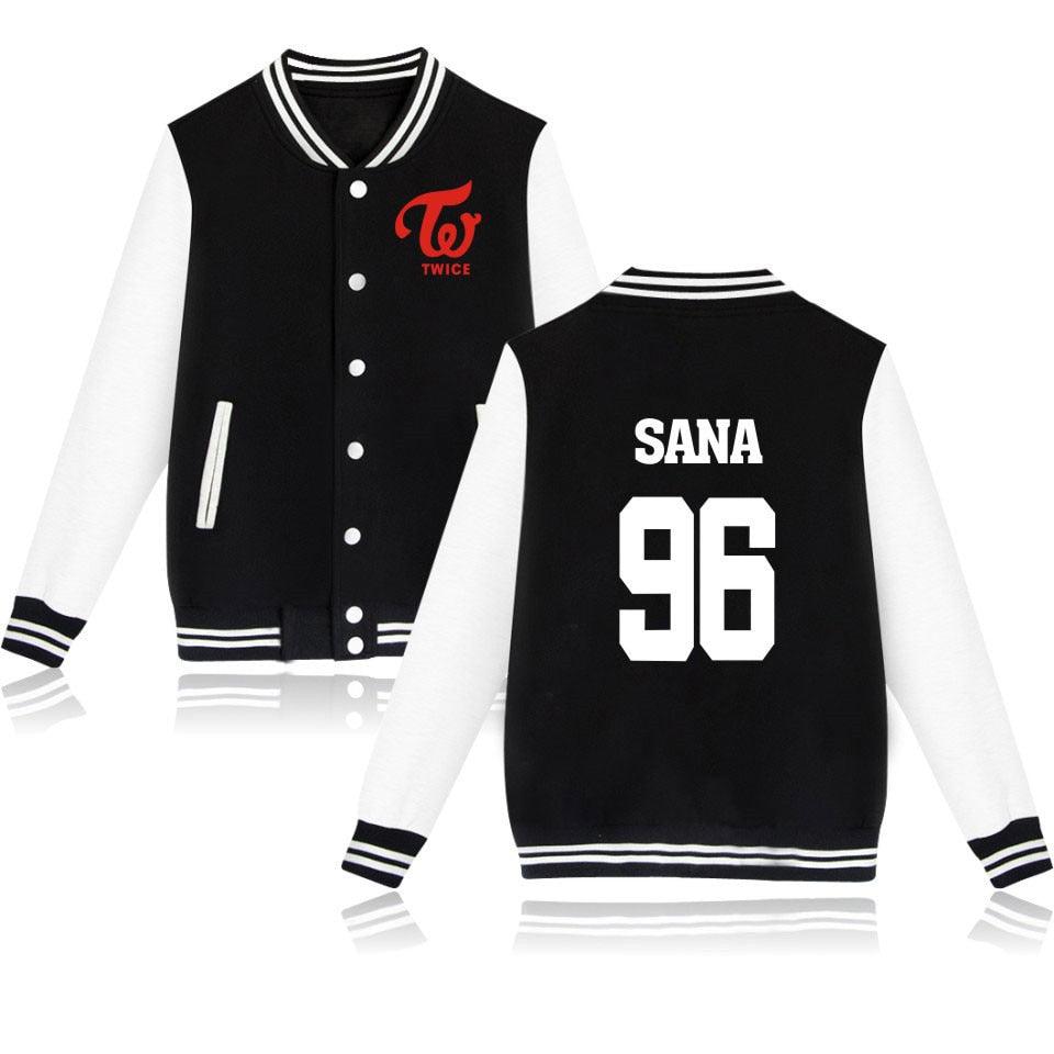 Baseball black Jacket |Twice - K-pop - Kpop store ByHallyuu