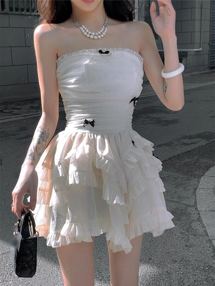 Dress Corset - Y2k | K-Style front 750x1000px https://www.hallyuu.com/products/black-dress-corset-y2k-k-style?variant=4538891517981