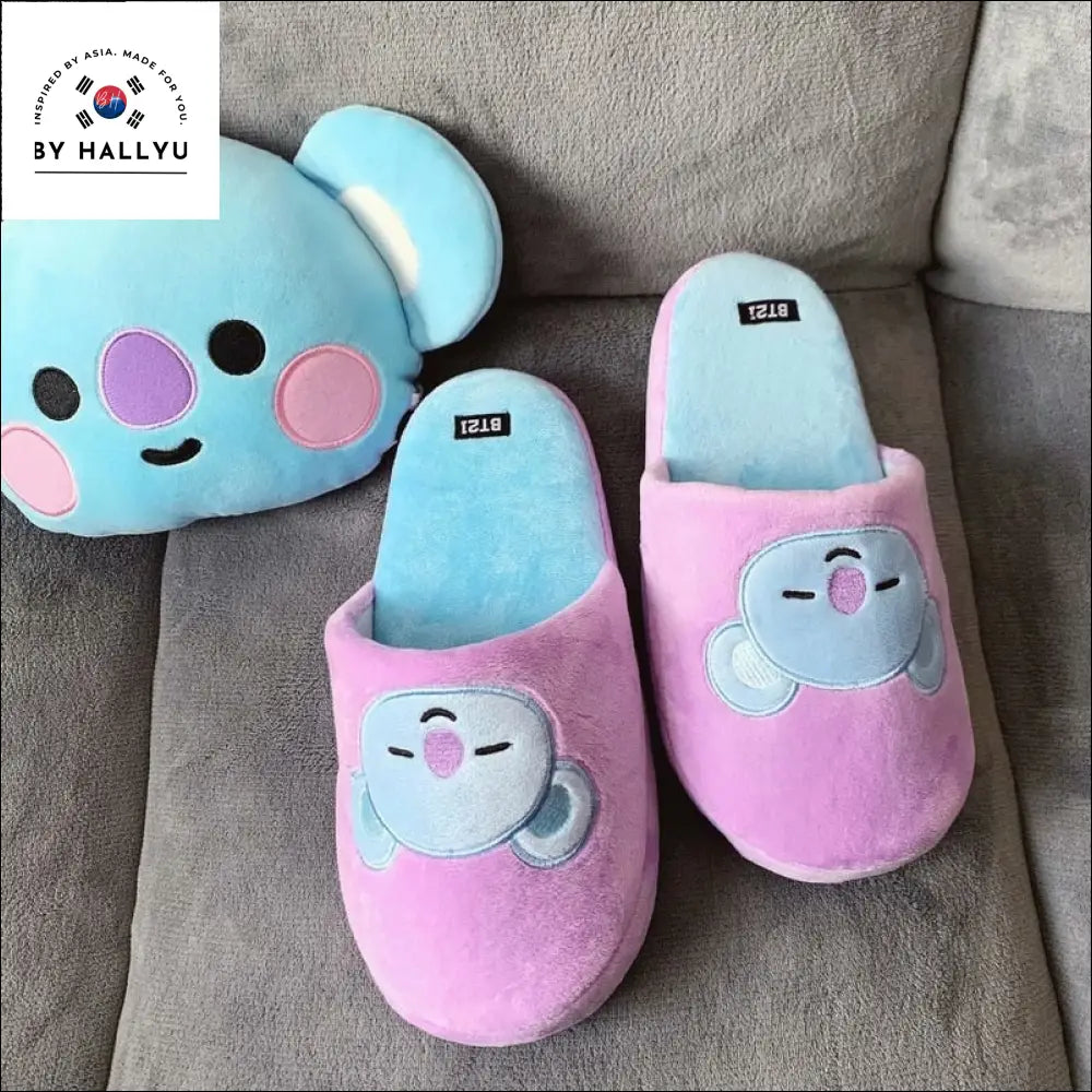 Bts Plush Slippers Home Shoes Bt21 Koya / 36-40(One Size) Shoes