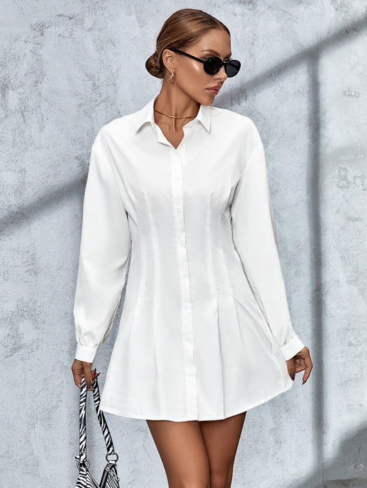 Shirt White Dress | without Black Dress - Ive I Am - Kpop store ByHallyuu