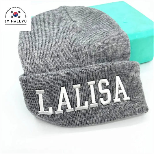 K-Pop Lalisa Knitted Collection Wool Hat Hat