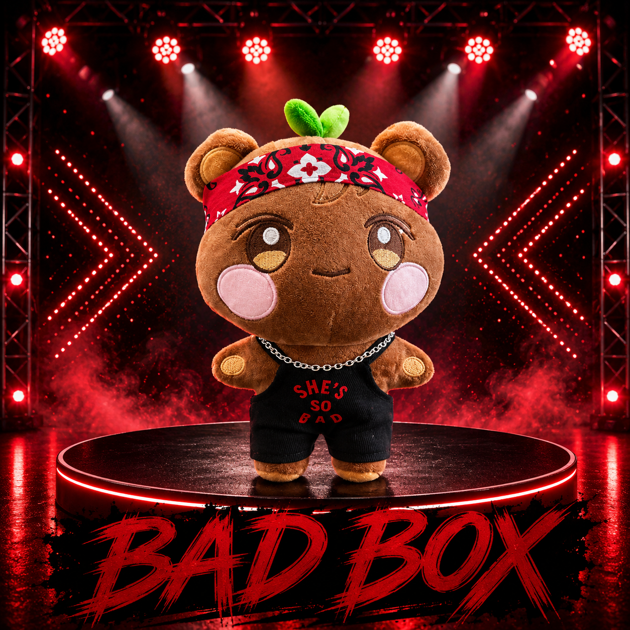 ATEEZ BAD Box  Handmade Plush with Custom Outfit  Collectible Gift