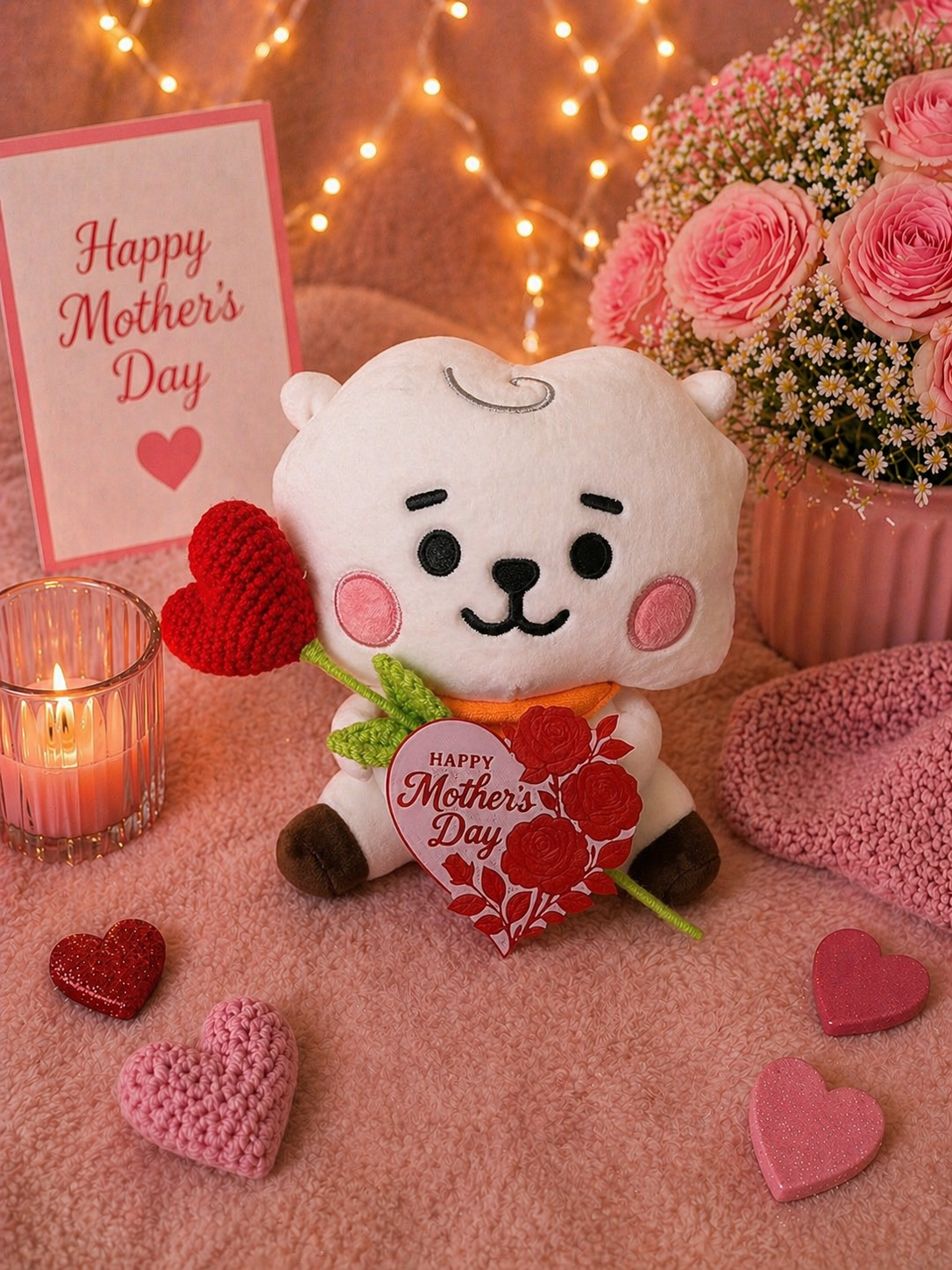 Kpop Plush Doll Handmade – BTS Inspired Mother’s Day Gift