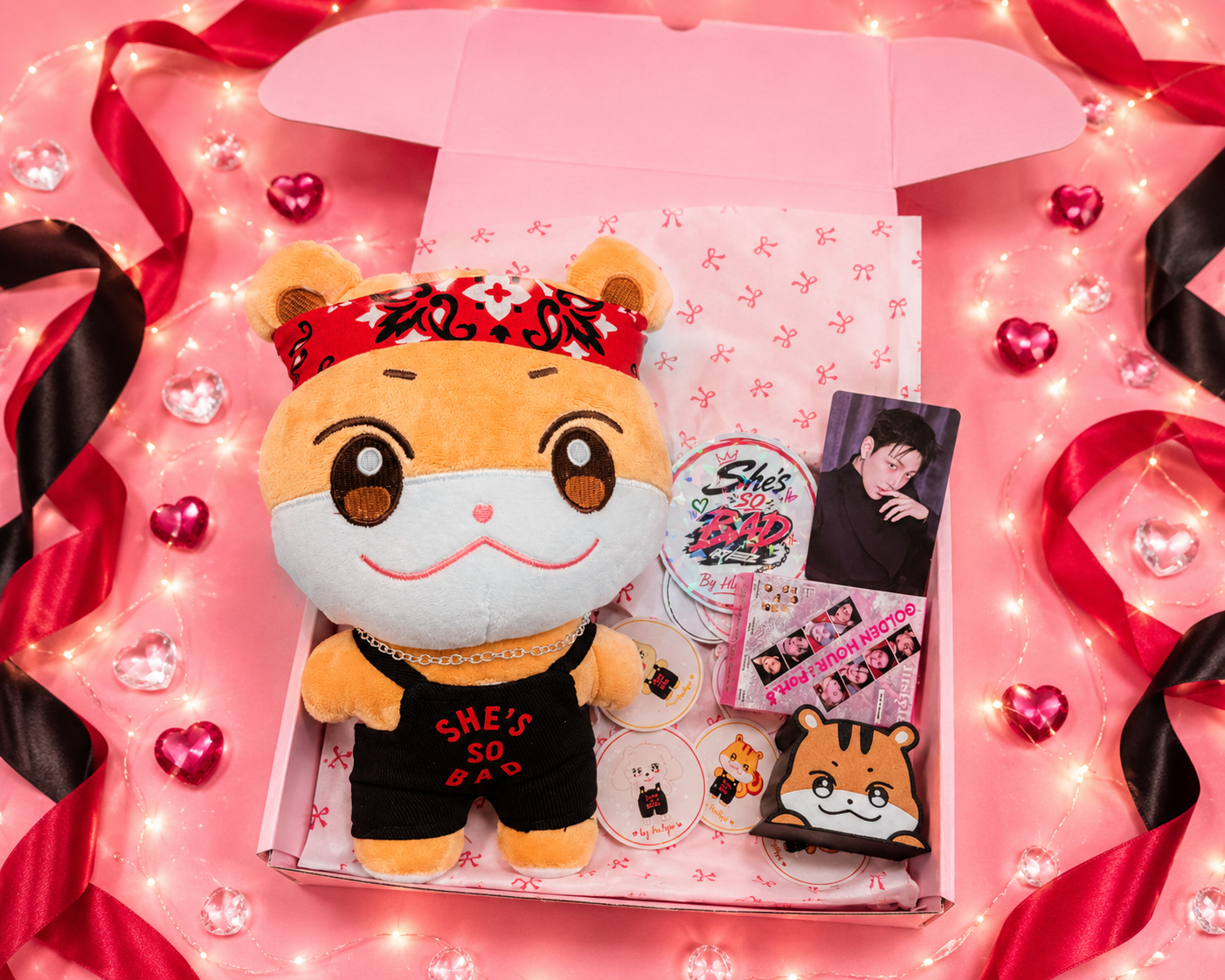 ATEEZ BAD Box  Handmade Plush with Custom Outfit  Collectible Gift
