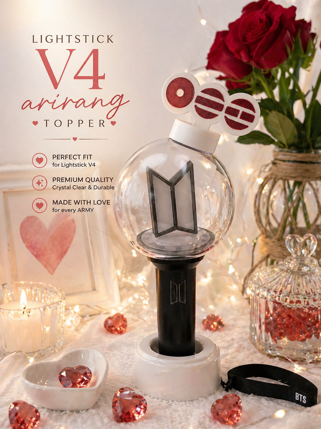 Lightstick accessory - army bomb v4-arirang word tour 