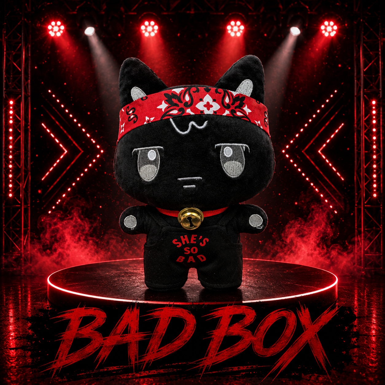 ATEEZ BAD Box  Handmade Plush with Custom Outfit  Collectible Gift