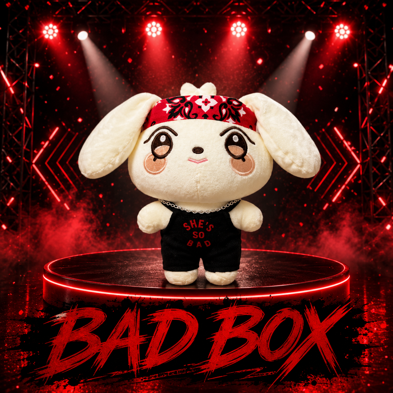 ATEEZ BAD Box  Handmade Plush with Custom Outfit  Collectible Gift