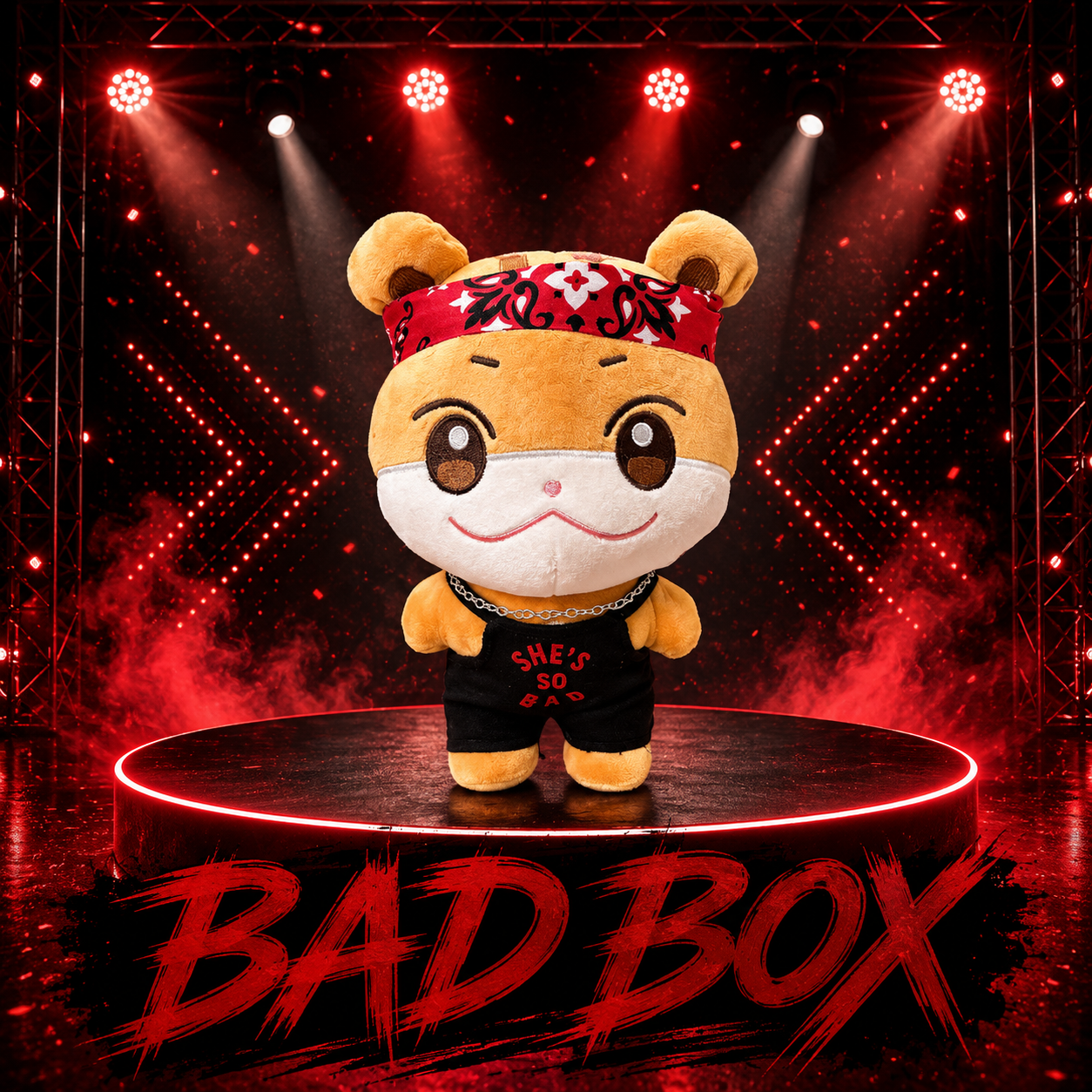 ATEEZ BAD Box  Handmade Plush with Custom Outfit  Collectible Gift