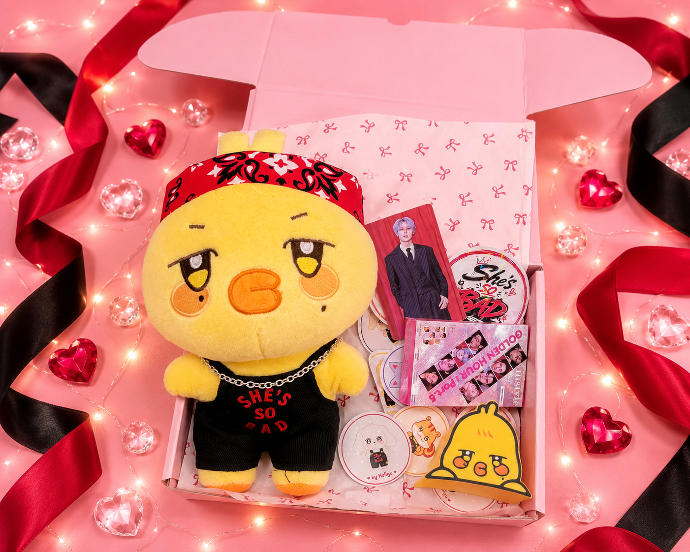 ATEEZ BAD Box  Handmade Plush with Custom Outfit  Collectible Gift