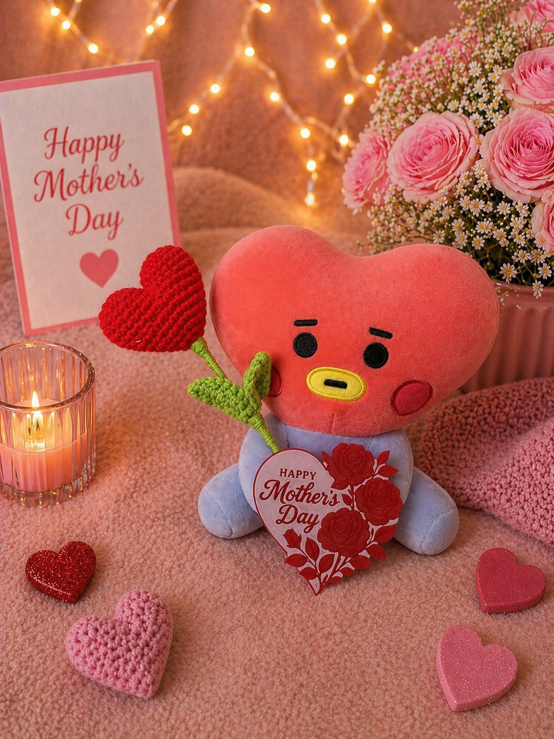 Kpop Plush Doll Handmade – BTS Inspired Mother’s Day Gift