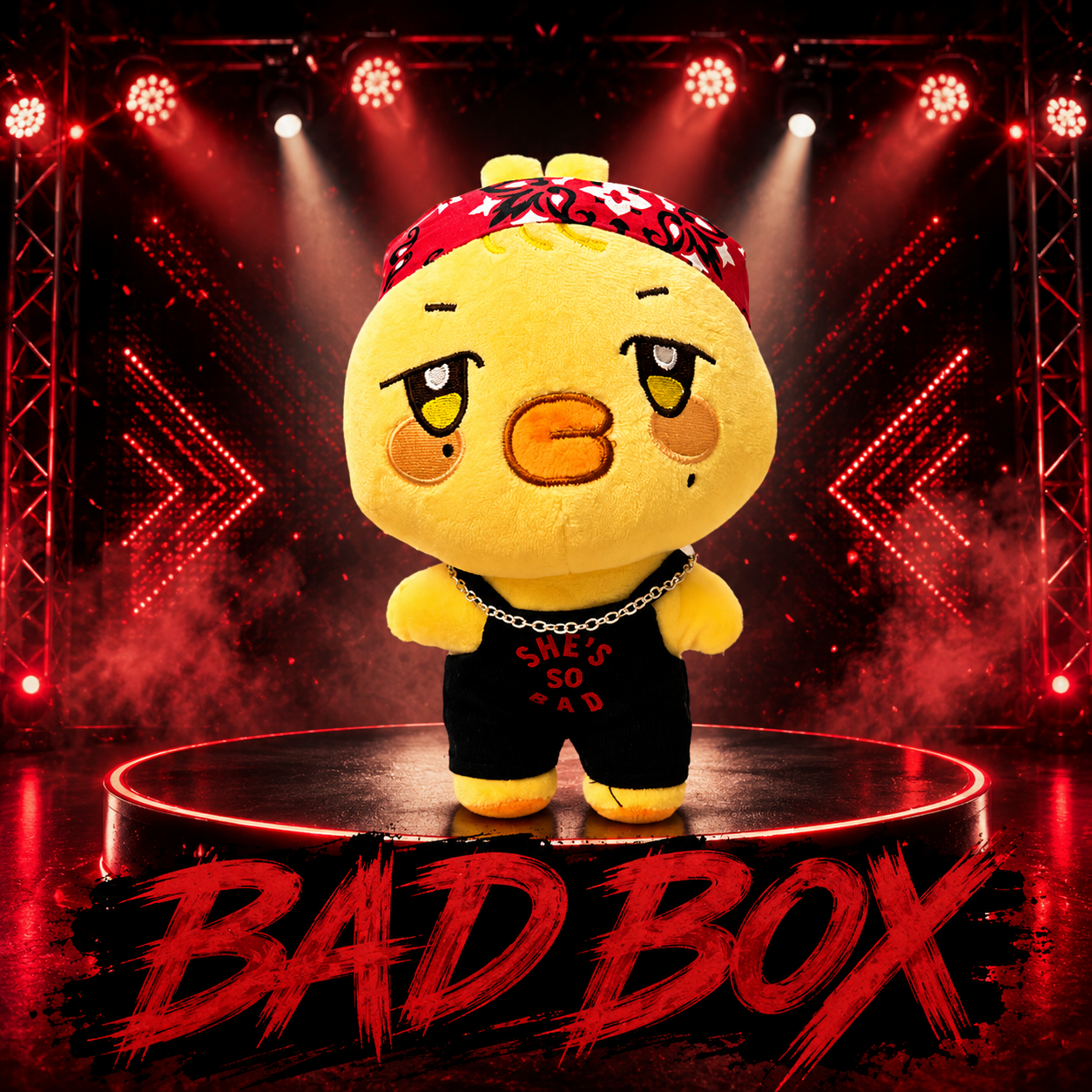 ATEEZ BAD Box  Handmade Plush with Custom Outfit  Collectible Gift