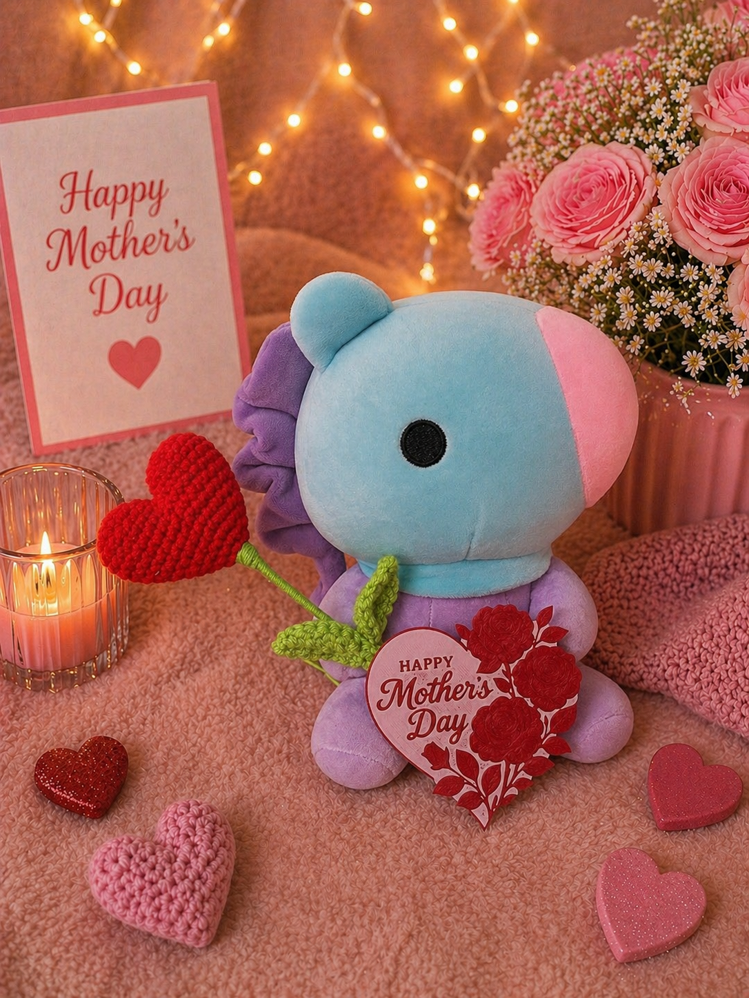 Kpop Plush Doll Handmade – BTS Inspired Mother’s Day Gift