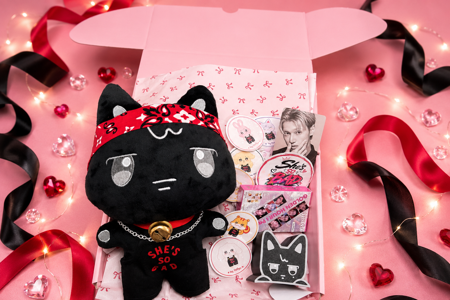ATEEZ BAD Box  Handmade Plush with Custom Outfit  Collectible Gift