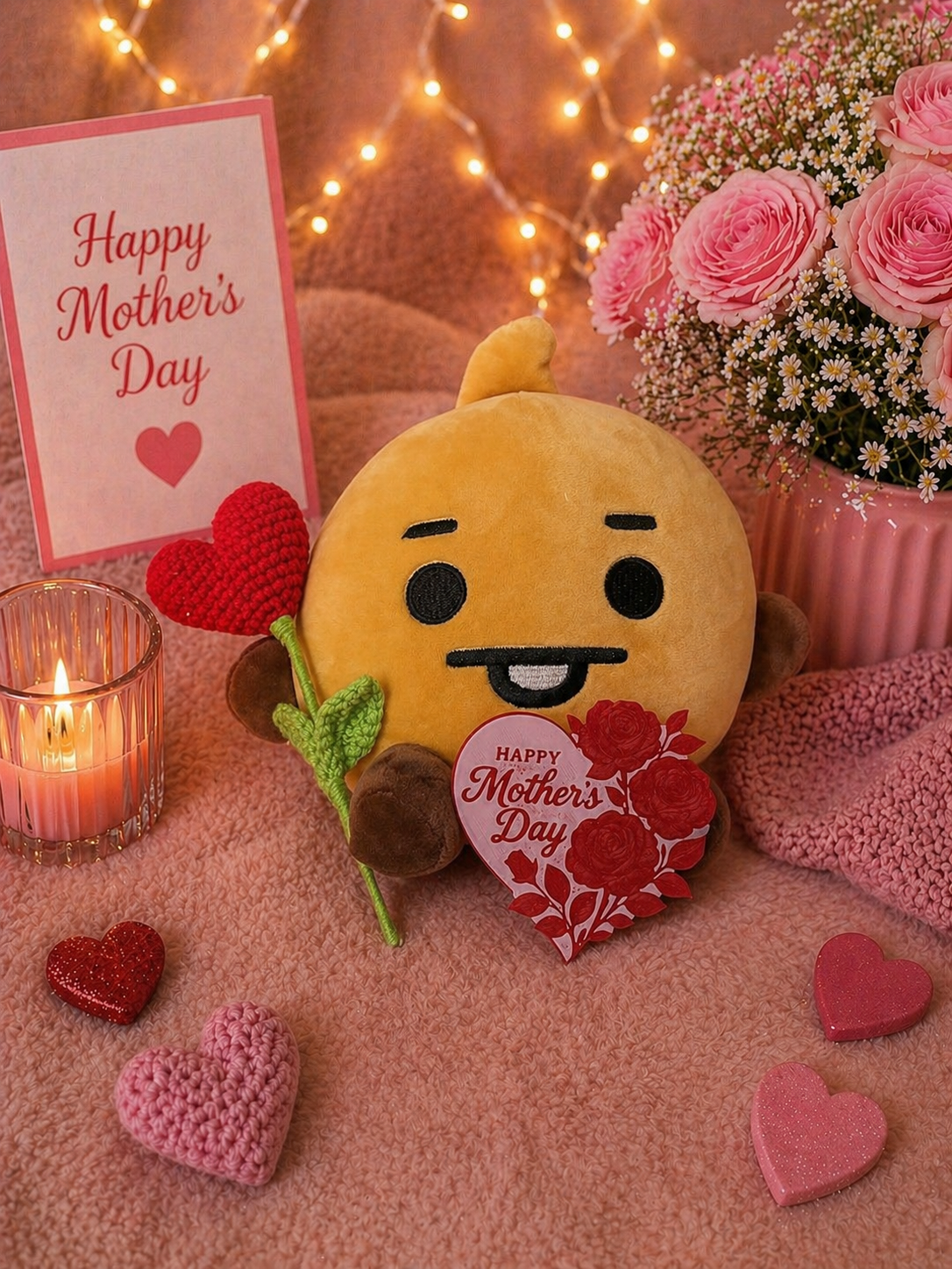 Kpop Plush Doll Handmade – BTS Inspired Mother’s Day Gift