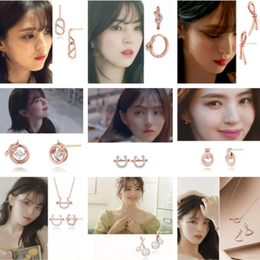 Korean dramas - Han So Hee Earrings and Necklace I 32 Styles