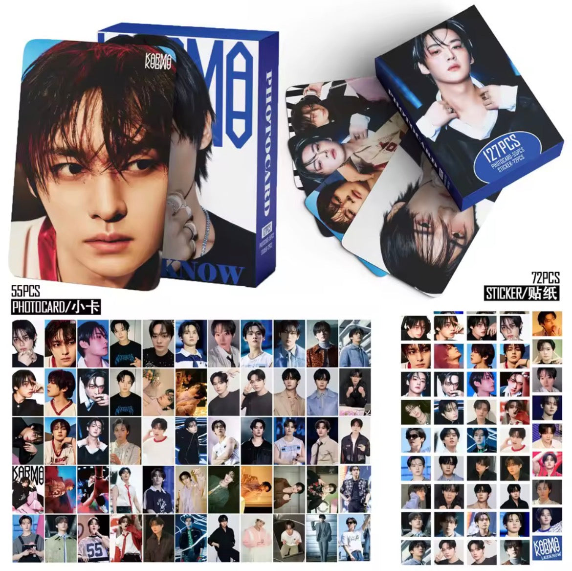 Stray Kids KARMA Set – Plush Keychains, Photocard & Stickers