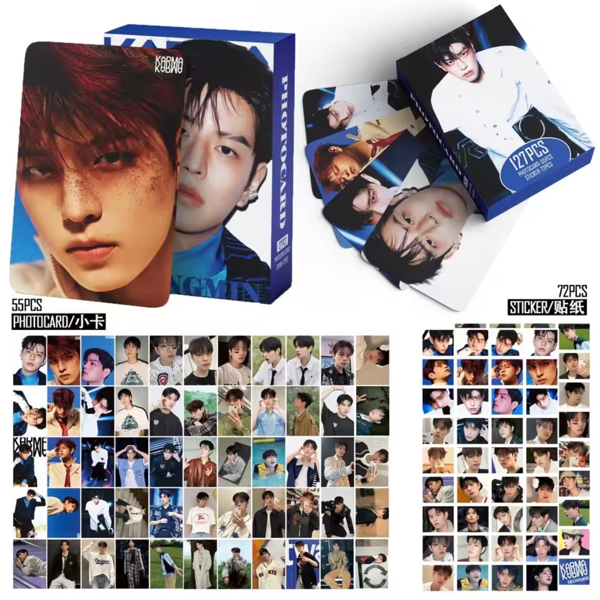 Stray Kids KARMA Set – Plush Keychains, Photocard & Stickers