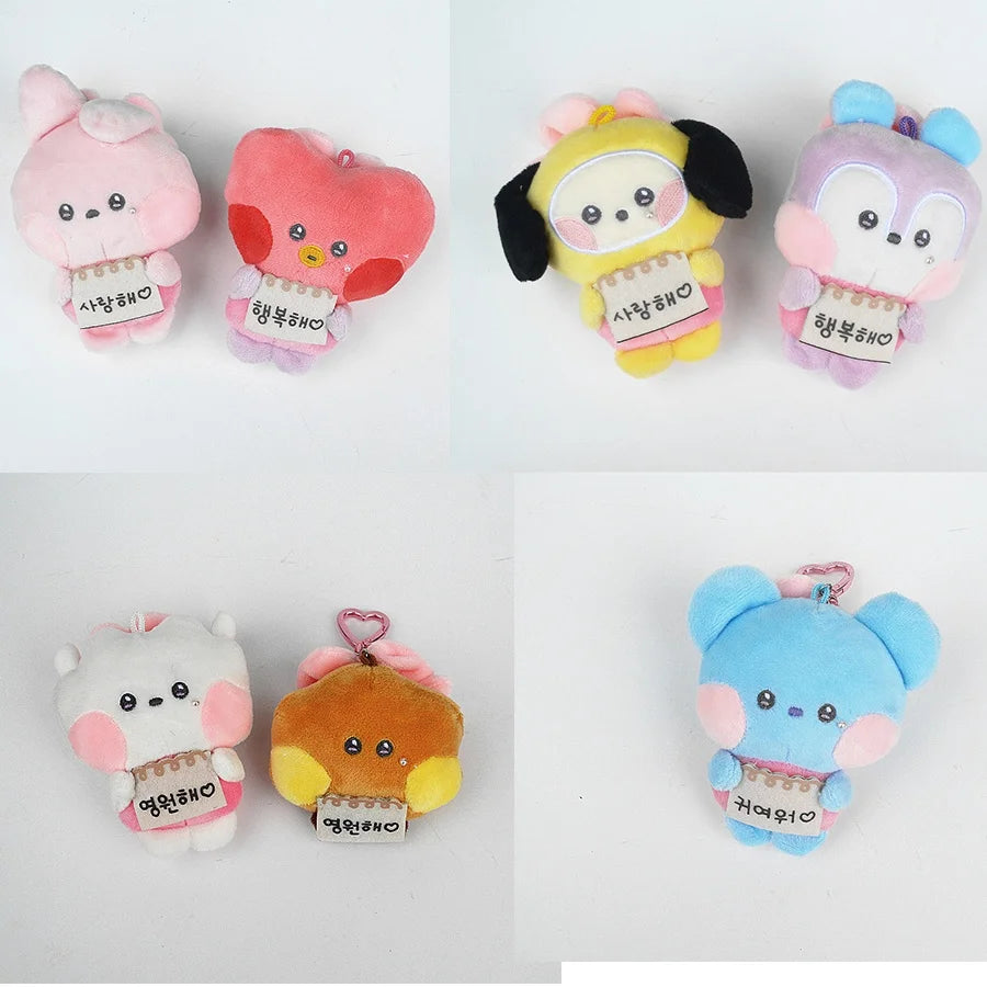 BT21 Plush keyring NEW