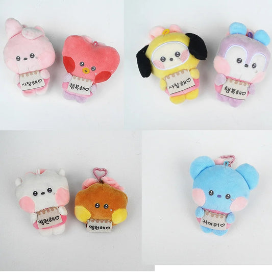 BT21 Plush keyring NEW