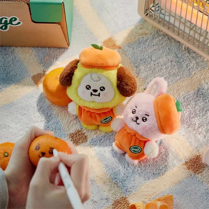 BT21 Orange Series - Plush Keychain