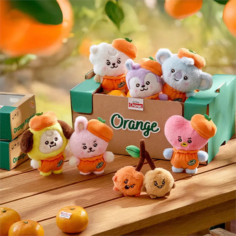 BT21 Orange Series - Plush Keychain