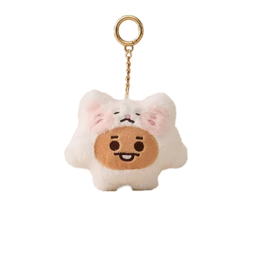 BT21  Animal Series Plush Keychain