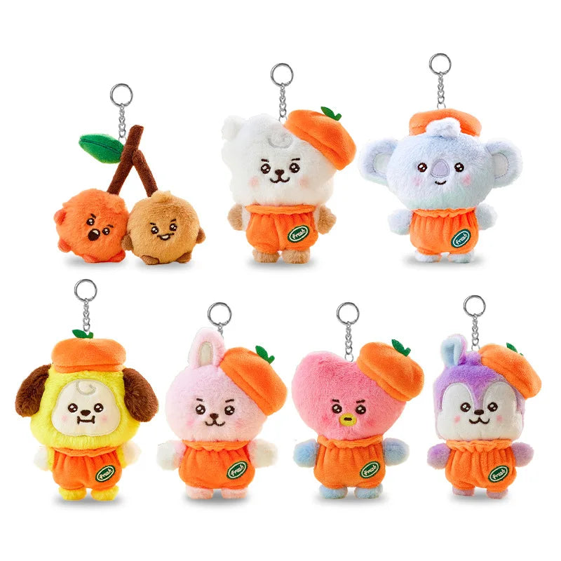 BT21 Orange Series - Plush Keychain