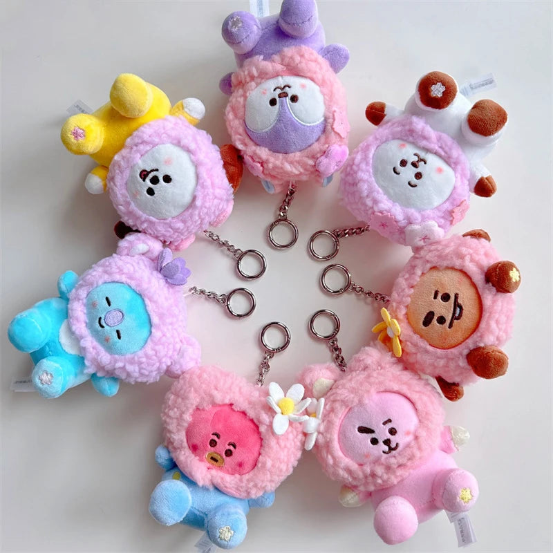 BT21 Sakura Plush Doll | Mini Keychain
