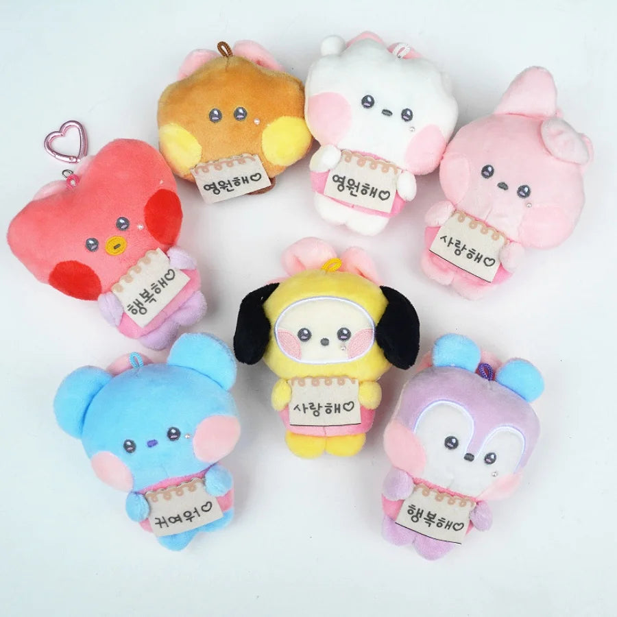 BT21 Plush keyring NEW
