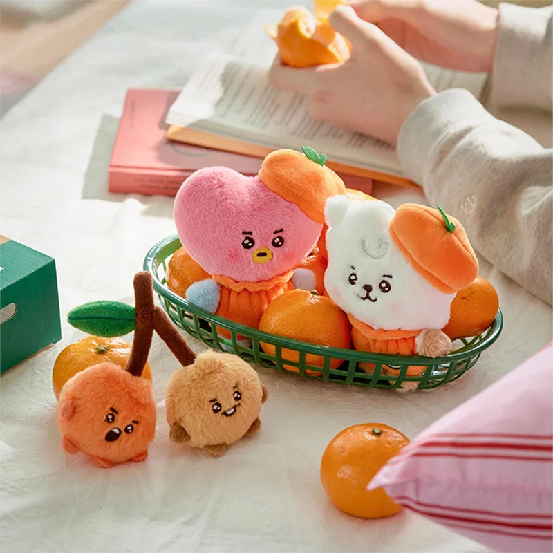 BT21 Orange Series - Plush Keychain