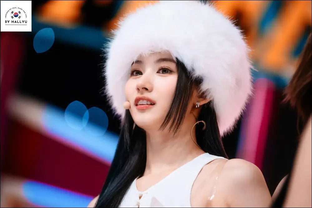 White Fluffy Hat