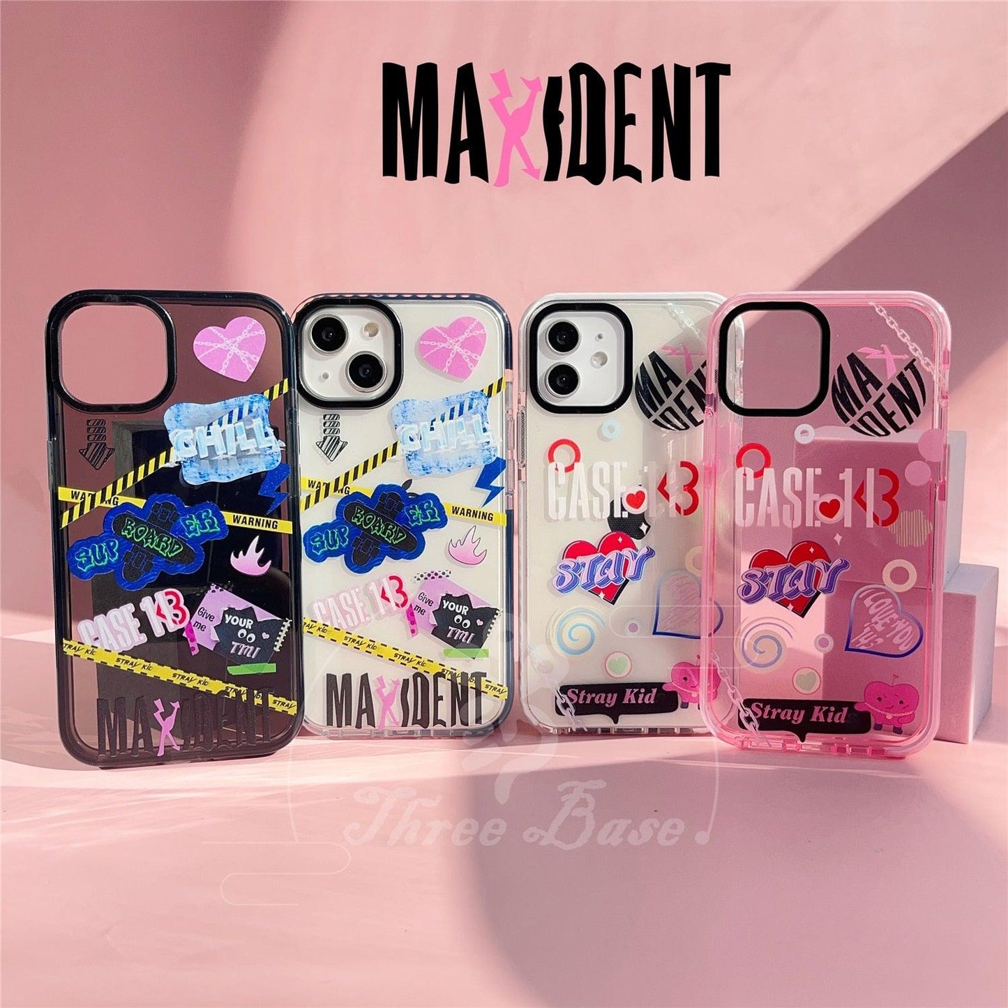 Phone case iPhone 14 SKZ MAXIDENT Case143 iphone 6 6S 7 8 SE2 SE3 8Plus X XS XSMAX 12 Pro 11Promax 13Pro 13 mini 14Plus 14Promax - Kpop store ByHallyuu