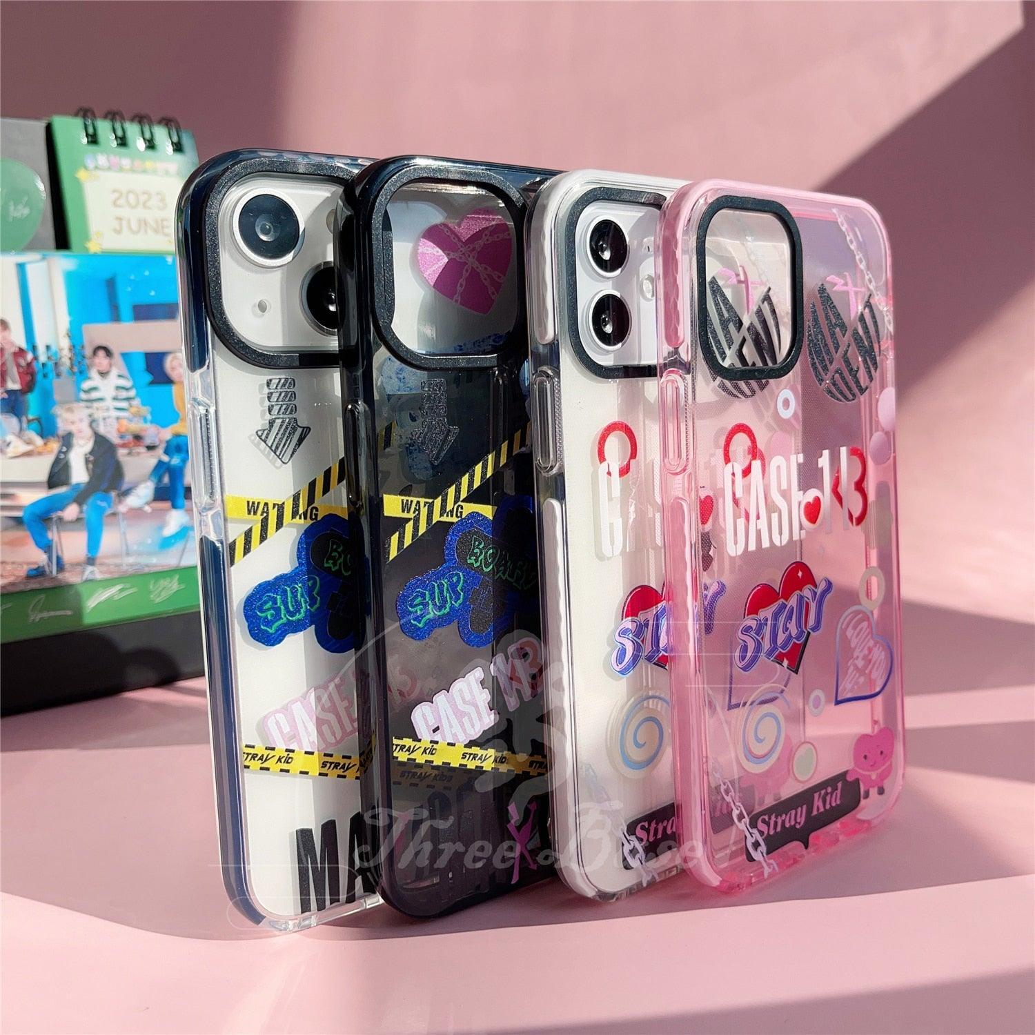 Phone case iPhone 14 SKZ MAXIDENT Case143 iphone 6 6S 7 8 SE2 SE3 8Plus X XS XSMAX 12 Pro 11Promax 13Pro 13 mini 14Plus 14Promax - Kpop store ByHallyuu