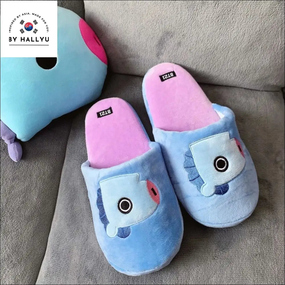 Bts Plush Slippers Home Shoes Bt21 Mang / 36-40(One Size) Shoes